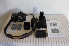 boitier nikon D80+2 BATTERIES