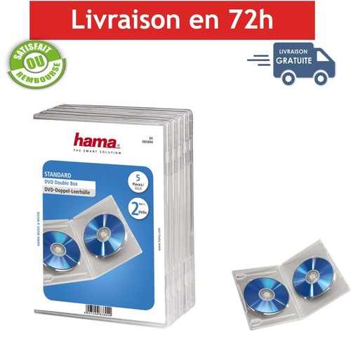 Boîtiers doubles dvd - boîtiers, cd