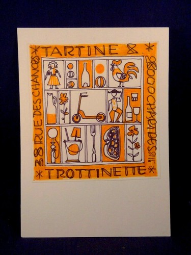Dessin feutre tartine et - dessin, au