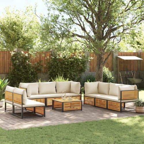 Salon jardin avec - salon, coussins