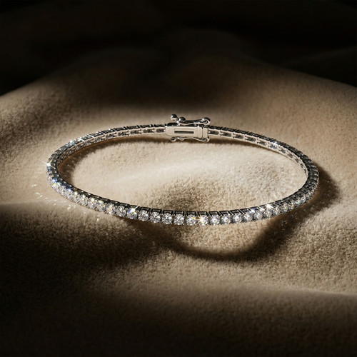 Bracelet diamant blanc 14 - or,