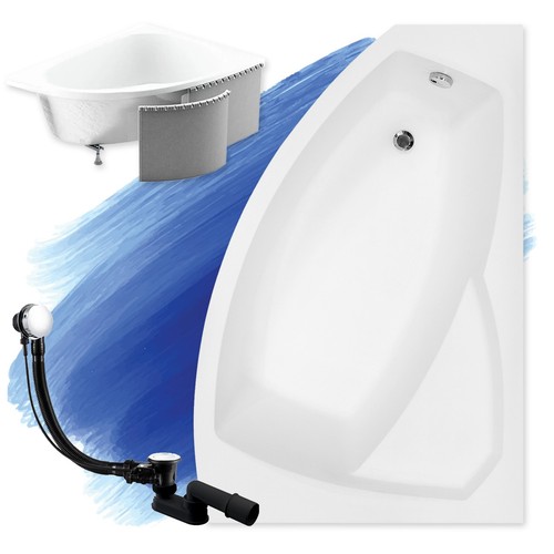 Baignoire bain angle 140x90 - baignoire,