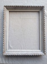 cadre montparnasse bois patiné feuillure 42 cm x 35 cm frame peinture photo