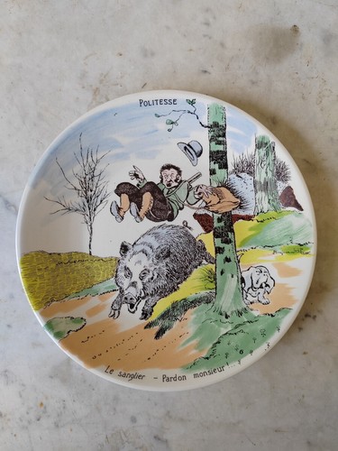 Assiette parlante politesse - parlante,
