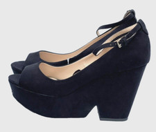 Zara Noir Faux Daim Semelle