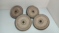 lot de 4 roues en bois pour