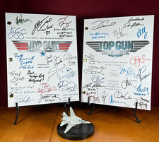 Top Gun & Top Gun: Maverick Scripts Signed- Autograph Reprints- Tom Cruise