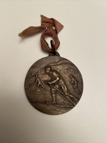Médaille bronze ski - médaille, de