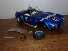 Épave 1/18 Majorette Shelby AC Cobra 427 S/C voiture auto model car Num 3