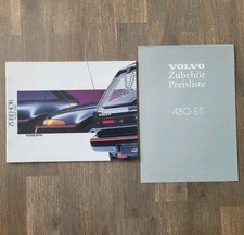 Volvo 480 ES Accessories 1989 Brochure + Price List/Brochure/Brochure/Folleto/Opuscolo