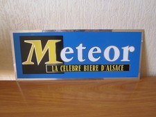 BIÈRE METEOR - PLAQUE TOLE ANCIENNE PUBLICITAIRE - JOST STRASBOURG