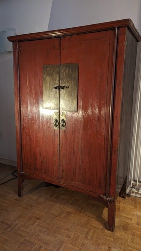 Armoire chinoise couleur - armoire, rouge