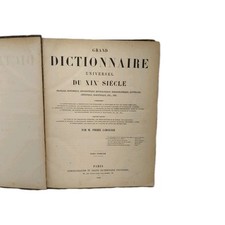 Grand Dictionnaire Universel Du XIXe Siecle Pierre Larousse 1866 Vol I A-APO