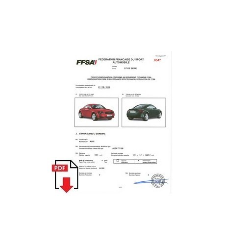 2010 audi 180 homologation - audi, tt