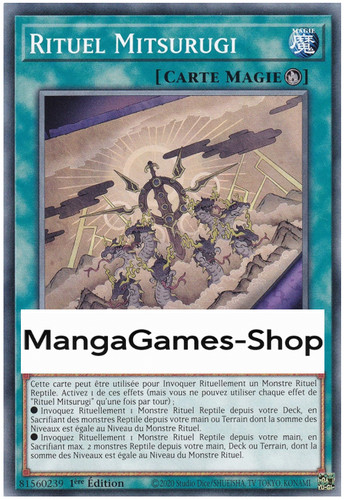 Rituel mitsurugi - yu-gi-oh,