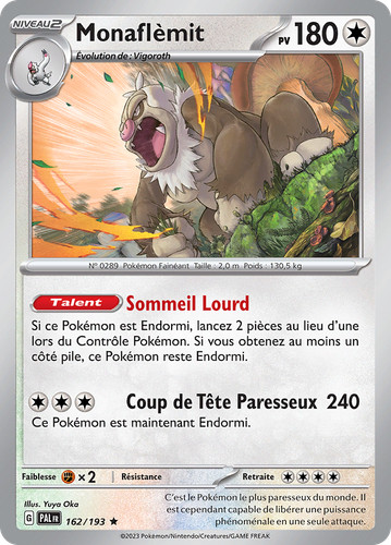 Carte pokémon monaflèmit - pokémon,