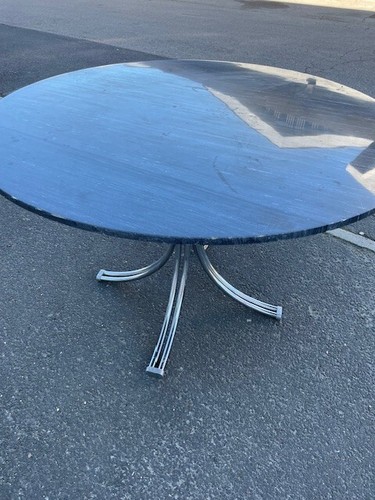 Table ronde manger vintage - table, a