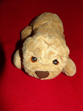Doudou Peluche NOUNOURS Chien Sharpei Beige
