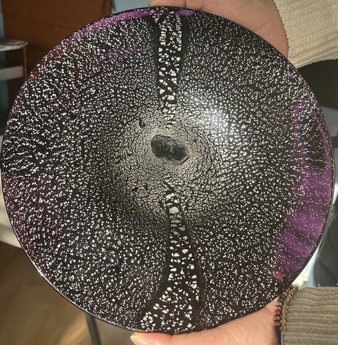 Plat verre murano - de, italie