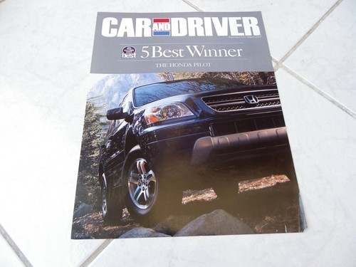 Honda pilot car and driver - pilot,