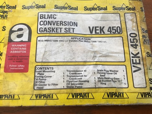 Jeu joints conversion mg - joints, de