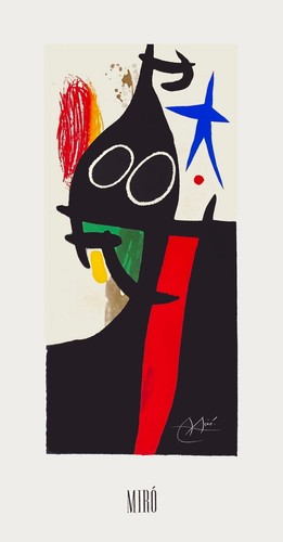 Joan miro affiche sarrasin - miro,
