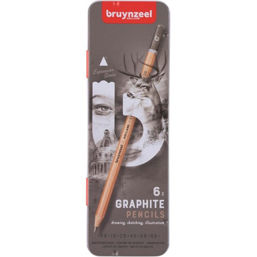 Crayons graphite 6 modèles - crayons,