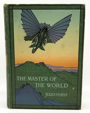 Jules Verne 1915 The Master of the World Illustrated Lippincott  1rst English Ed