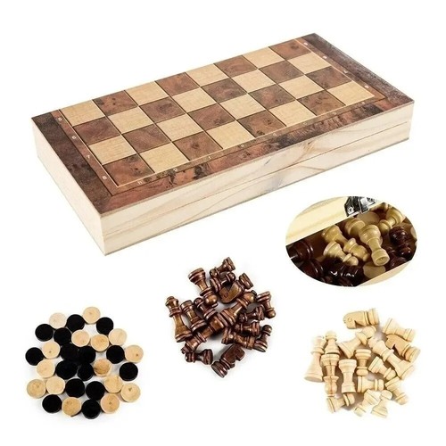 Jeu echec bois - d'echec,