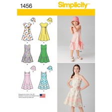 Simplicity 1456 Robe & Chapeau