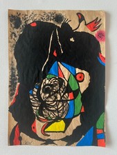 JOAN MIRO Dessin sur papier