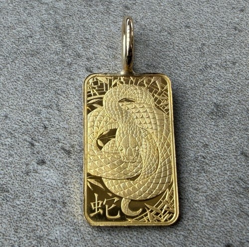 Pendentif lingot g monté - pendentif,