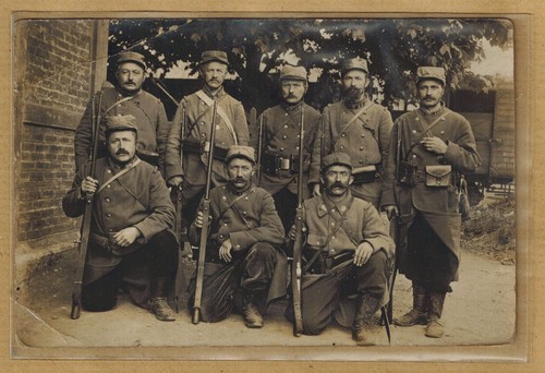 Carte photo militaire - 99e, 103e