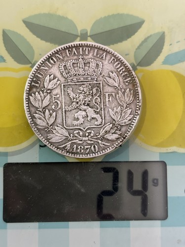 Pièce argent francs leopold - francs,