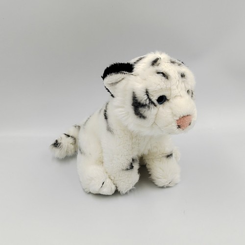 Peluche tigre blanc playkids - peluche,