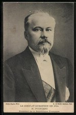 CPA M. Poincaré, Président de la République Francaise, Le Conflit Européen en 1 