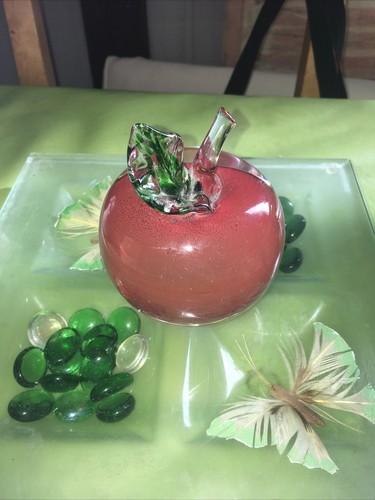 Pomme verre decoration - en,