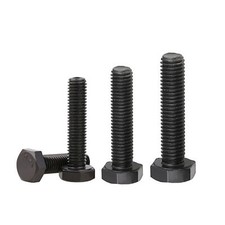 Filetage fin Noir Boulon