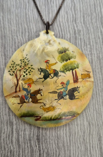 Pendentif coquillage cheval - pendentif,