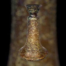 GLASS VASE GLASSWARE XXth century IRIDES BLOWN GLASS