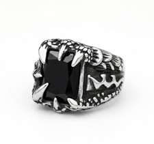 Bague Dragon Griffe Pierre