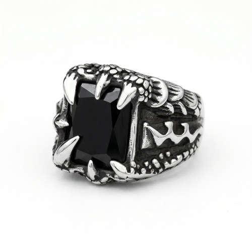 Bague dragon griffe - griffe, pierre