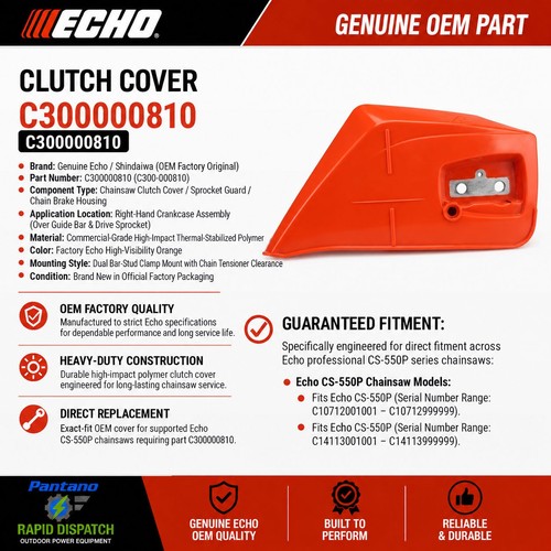Echo clutch cover - echo,
