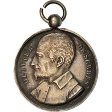 [#181145] France, Médaille, Comice Agricole de Laôn, Olivier de Serres, De Longu