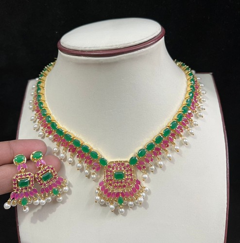 Parure bijoux dorés - de, cz