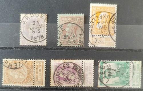Lot timbres belgique divers - lot,