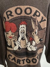 RARE VTG 1997’s Studio Aventures Tex Avery Droopy Cartoon Sweater Sz:M
