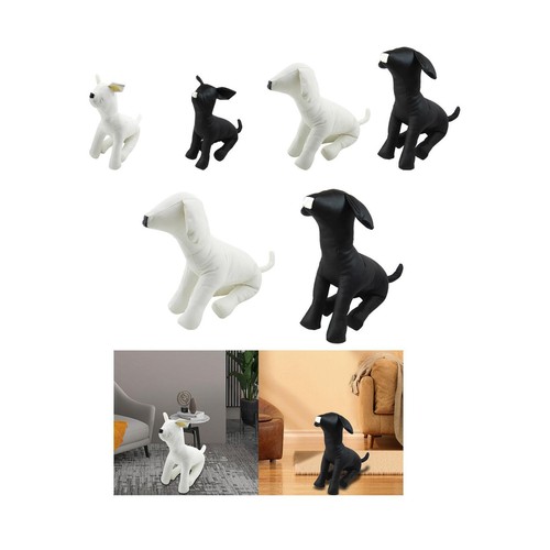 Mannequin chien cuir pu - cuir,