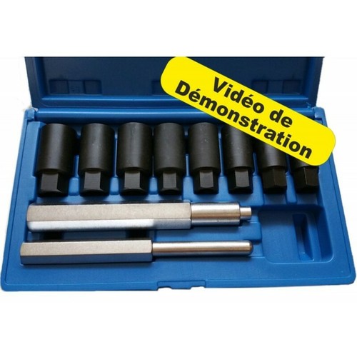 Extracteur écrou antivol de - d'écrou,