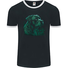A Green Cane Corso Dog Mens Ringer T-Shirt FotL
